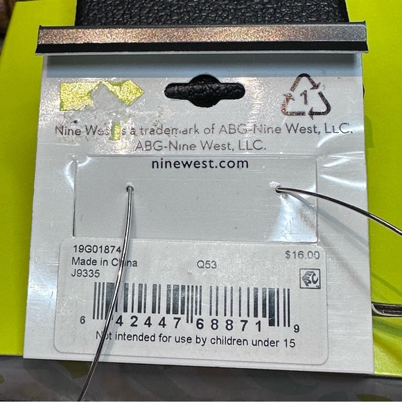 Nine West- Silver Tone Threader Earrings, NWT - Picture 5 of 6